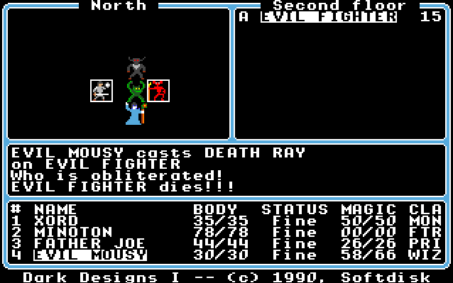 Evil Mousy casts Death Ray