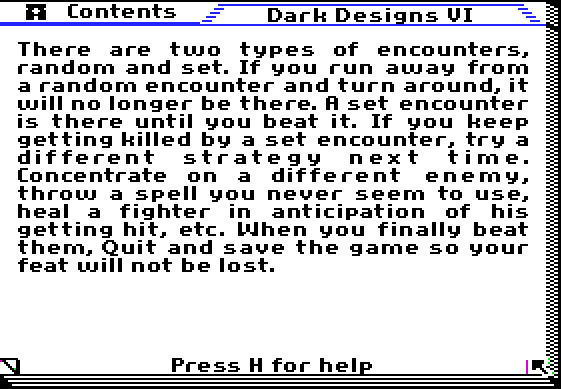 Dark Designs VI: Restoration -Hints5