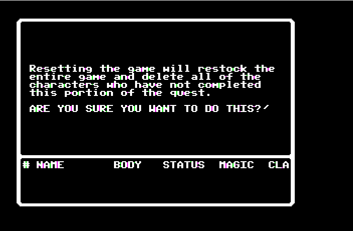 Dark Designs VI: Restoration -Reset R U Sure?